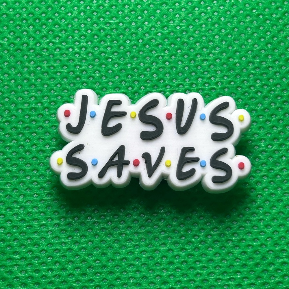 🌼 (5/$10 or 10/$15) NEW “Christian Life” Croc Charm Collection Jesus Saves